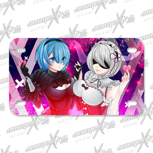 Rem 2B Motorcycle Plates