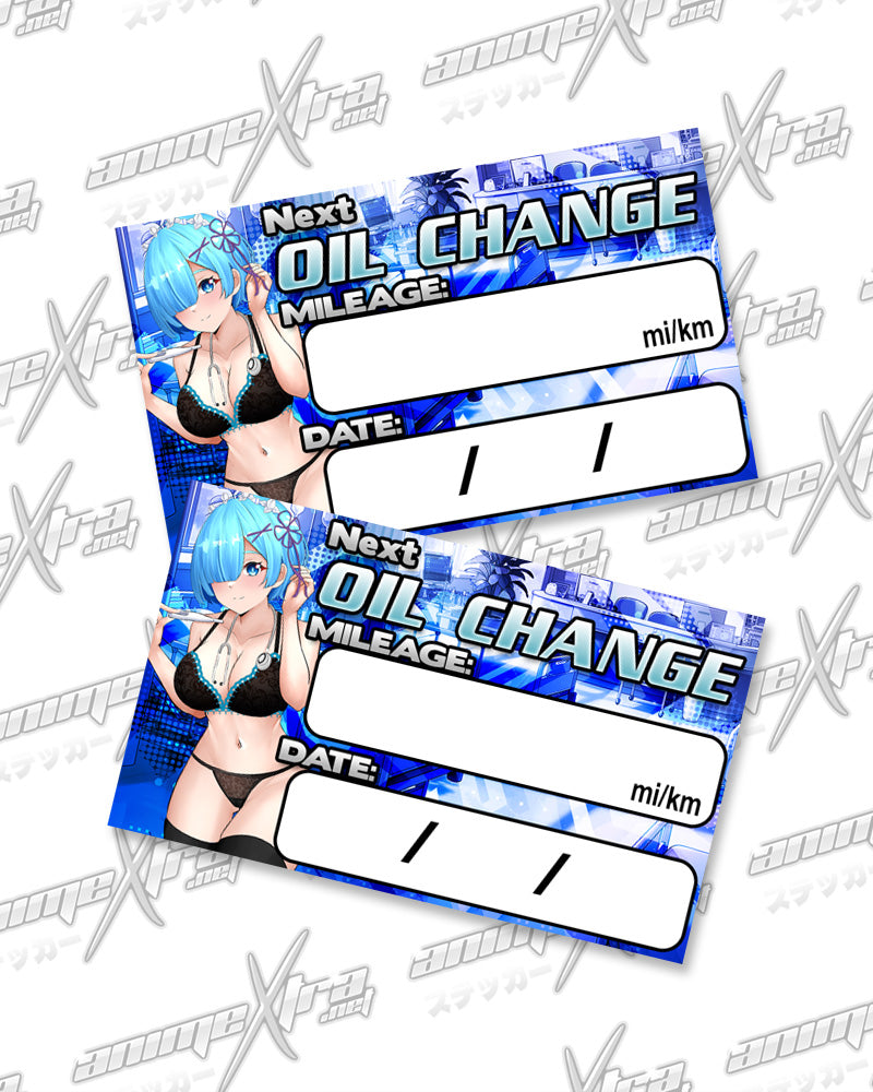 Rem Nurse Oil Change Stickers