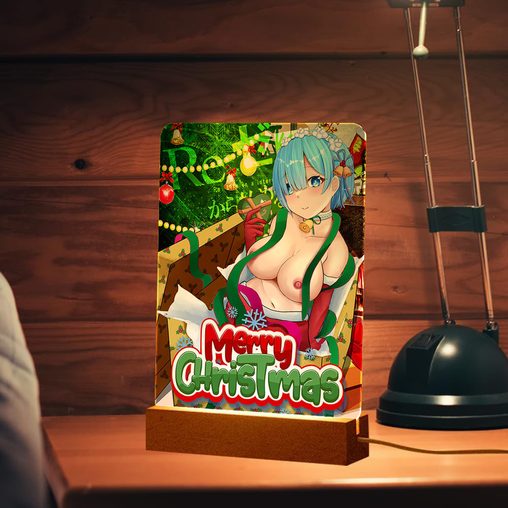 Rem Unwrapped Xmas Photo Lamp