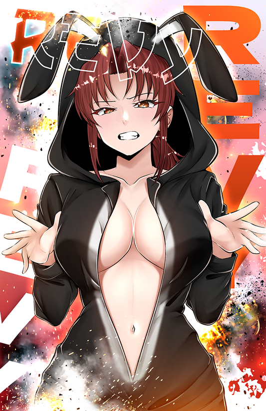 Revy Bunny Jammies Graphic Poster