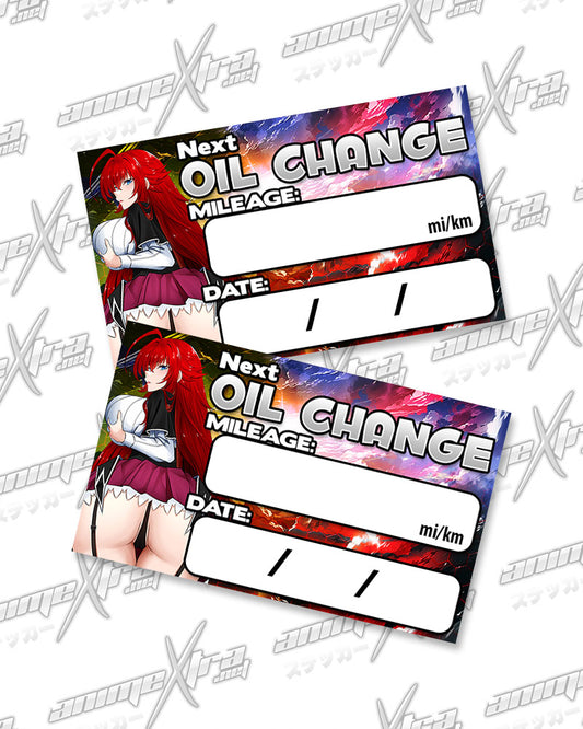 Rias Big Booty Oil Change Stickers