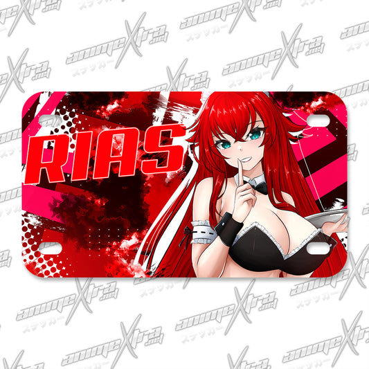 Rias Maid Motorcycle Plates