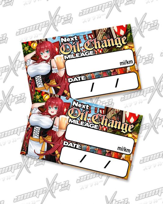 Rias Oktoberfest Oil Change Stickers