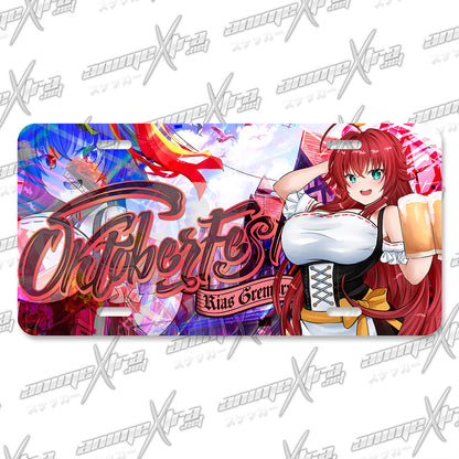 Rias Oktoberfest License Plate