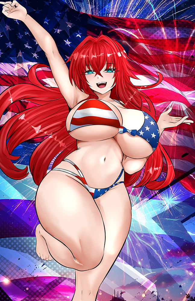Rias Patriot Bikini Poster