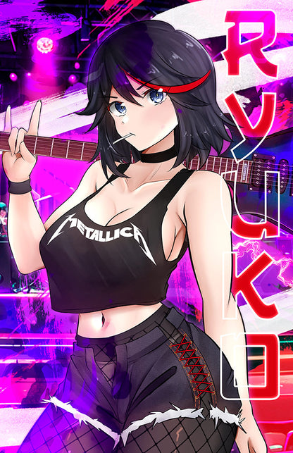 Ryuko Rocker Graphic Posters