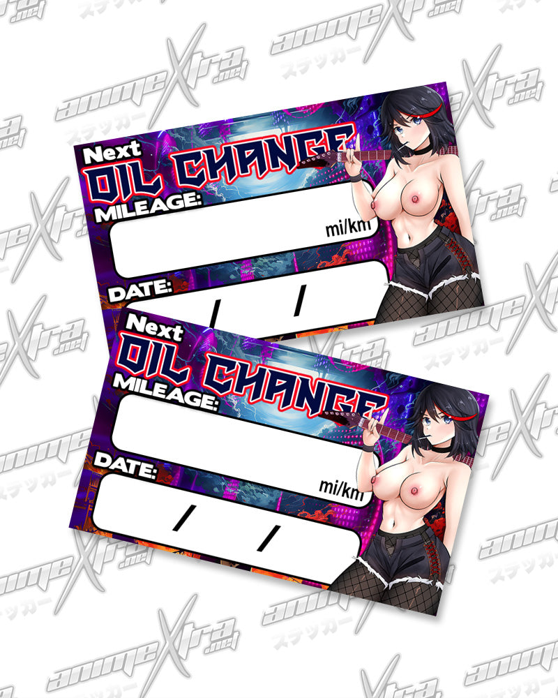 Ryuko Rocker Oil Change Stickers