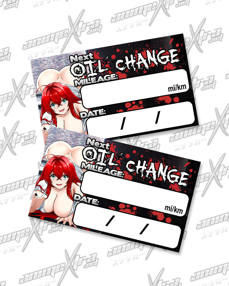 Sadako Rias Oil Change Stickers