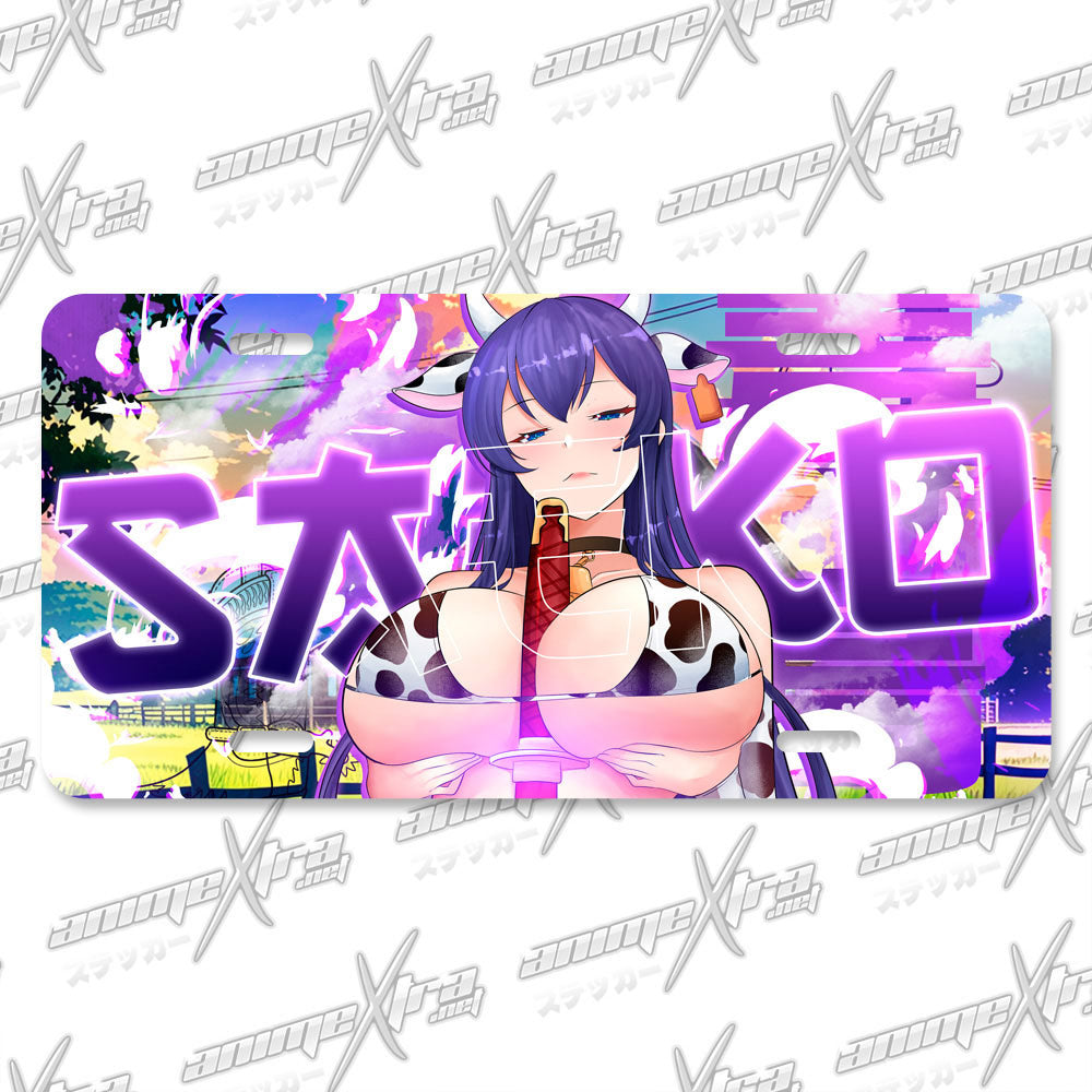 Saeko Cowgirl License Plates