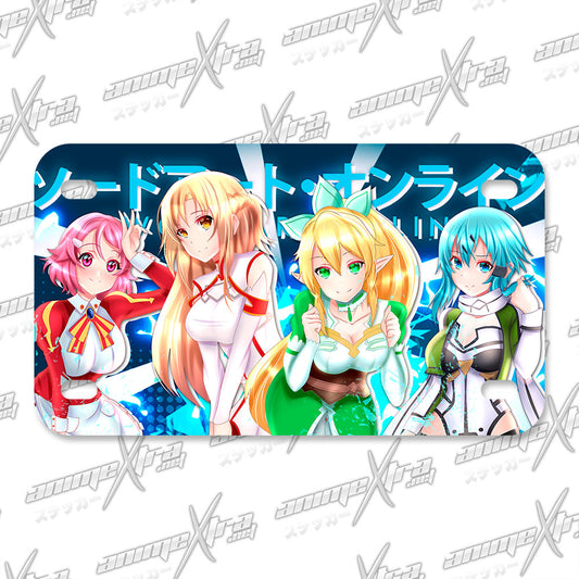 Sword Art Online Motorcycle Plates