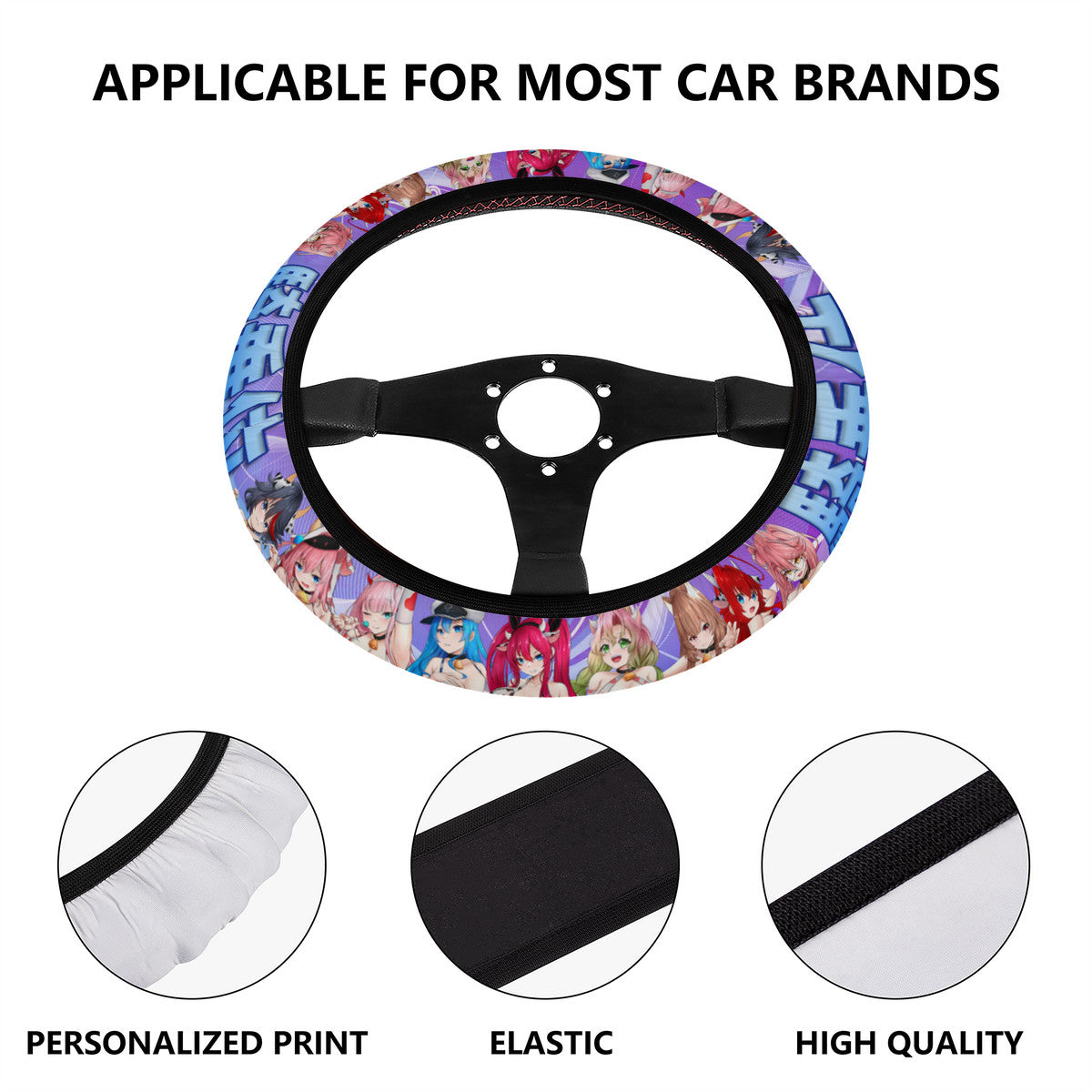 Cowgirls Steering Wheel Cover