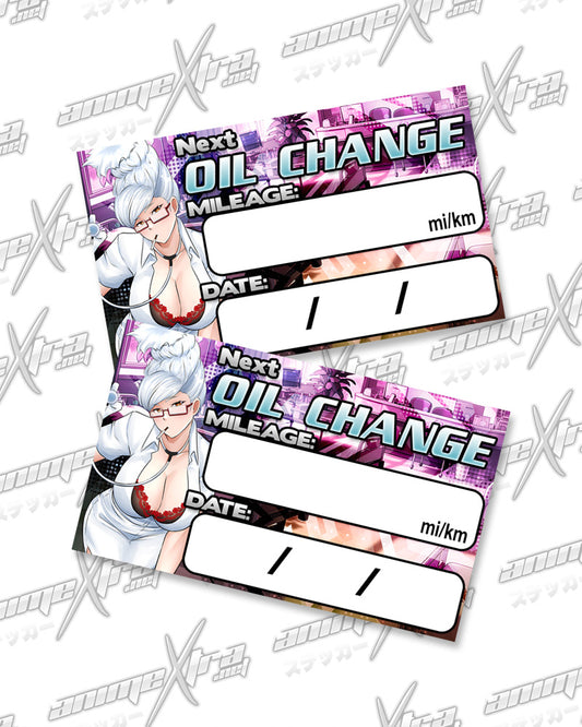 Seiko Ayase Nurse Oil Change Stickers