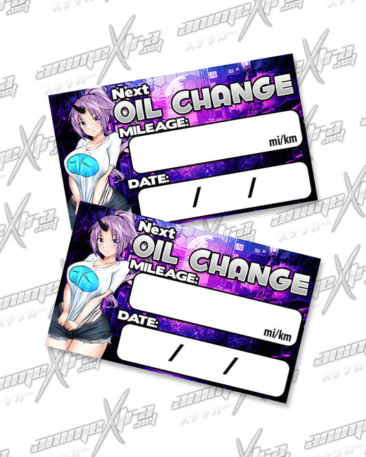 Shion Slime Tee Oil Change Stickers