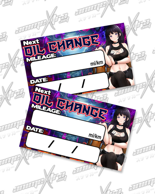Takina Rocker Oil Change Stickers