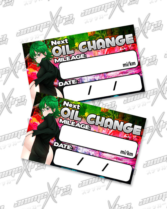 Tatsumaki Booty Oil Change Stickers