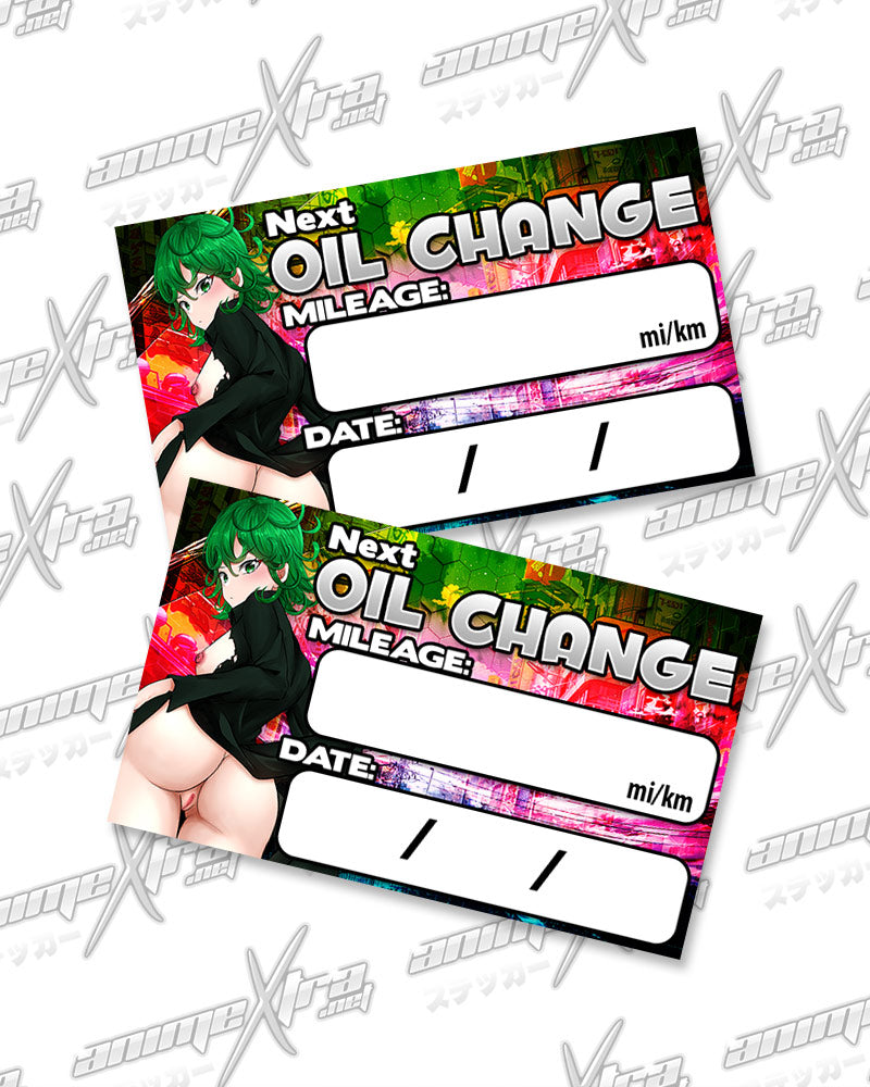 Tatsumaki Booty Oil Change Stickers