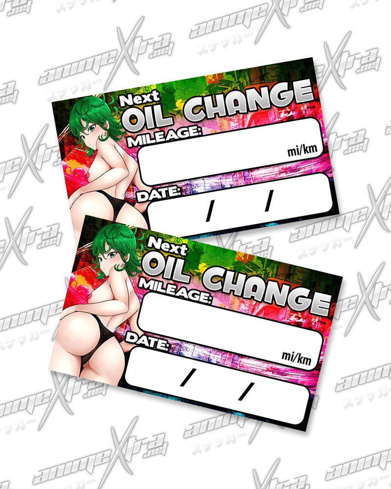 Tatsumaki Booty Oil Change Stickers