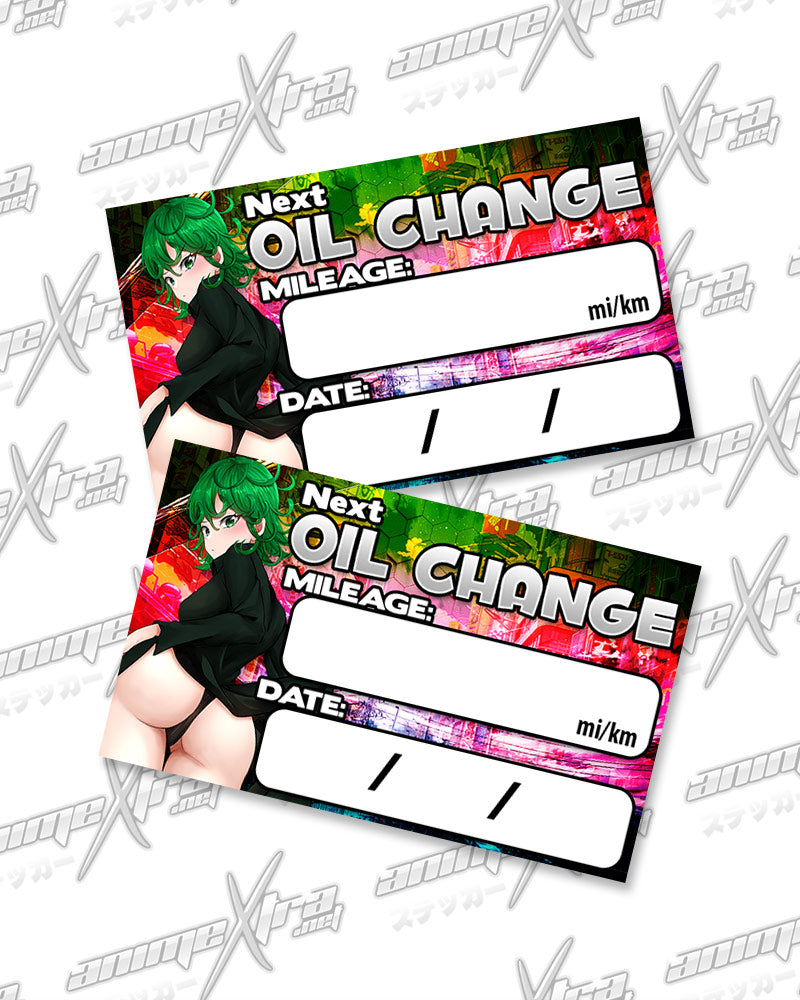 Tatsumaki Booty Oil Change Stickers