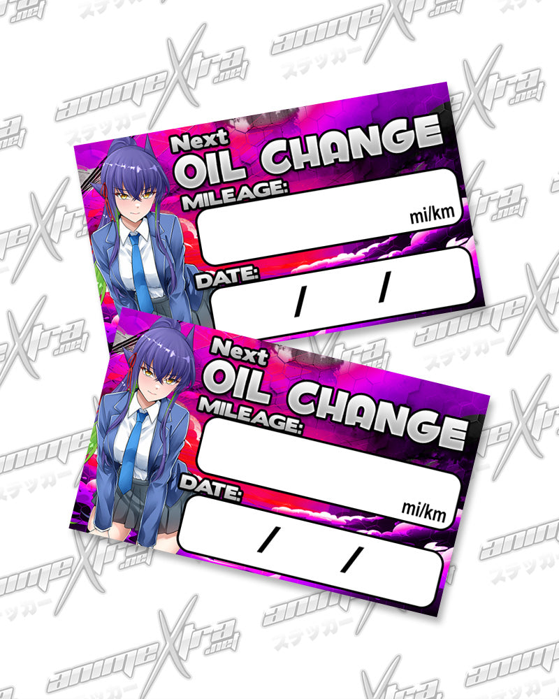 Tekka v2 Oil Change Stickers
