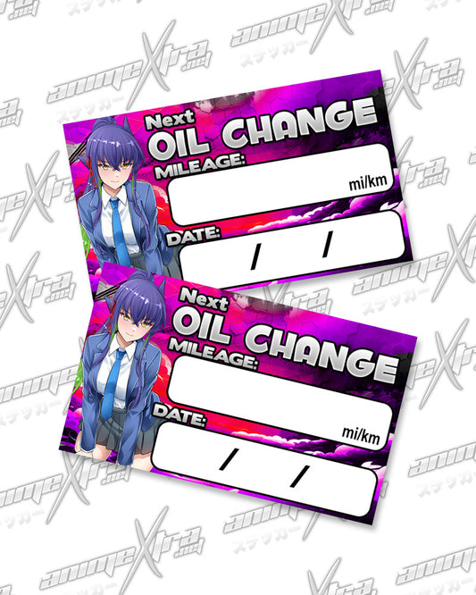 Tekka v2 Oil Change Stickers
