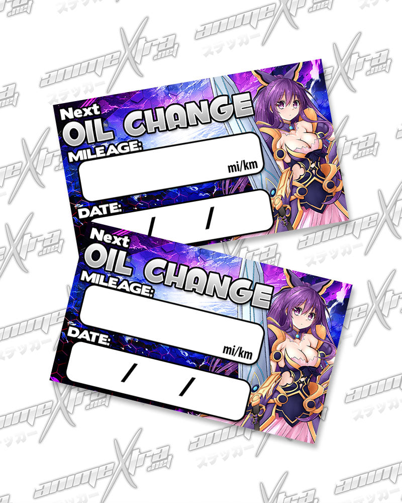 Tohka Date A Live Oil Change Stickers