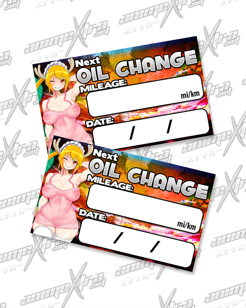 Tohru Nightie Oil Change Stickers