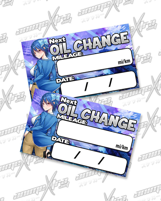 Tsugumi Oil Change Stickers