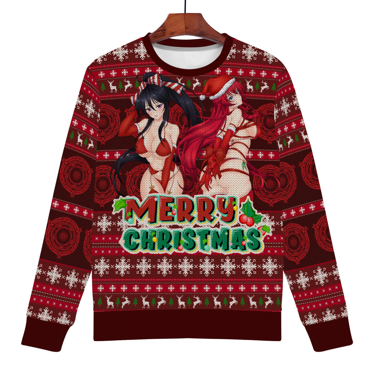 Akeno Rias Ribbon Ugly Xmas Sweater