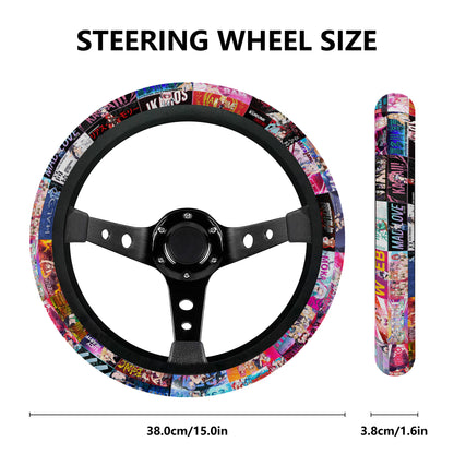 Weeb Slaps Steering Wheel Cover