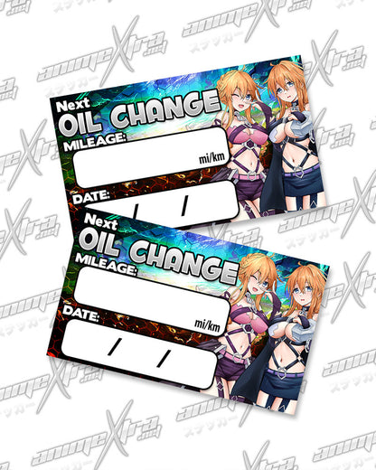 Yamai Sisters Date A Live Oil Change Stickers