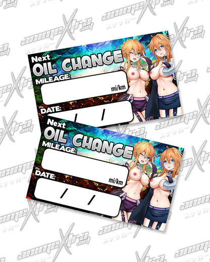 Yamai Sisters Date A Live Oil Change Stickers