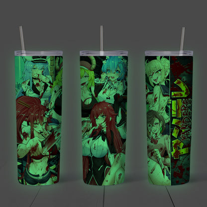 Yandere Waifus Glow in the Dark Tumbler