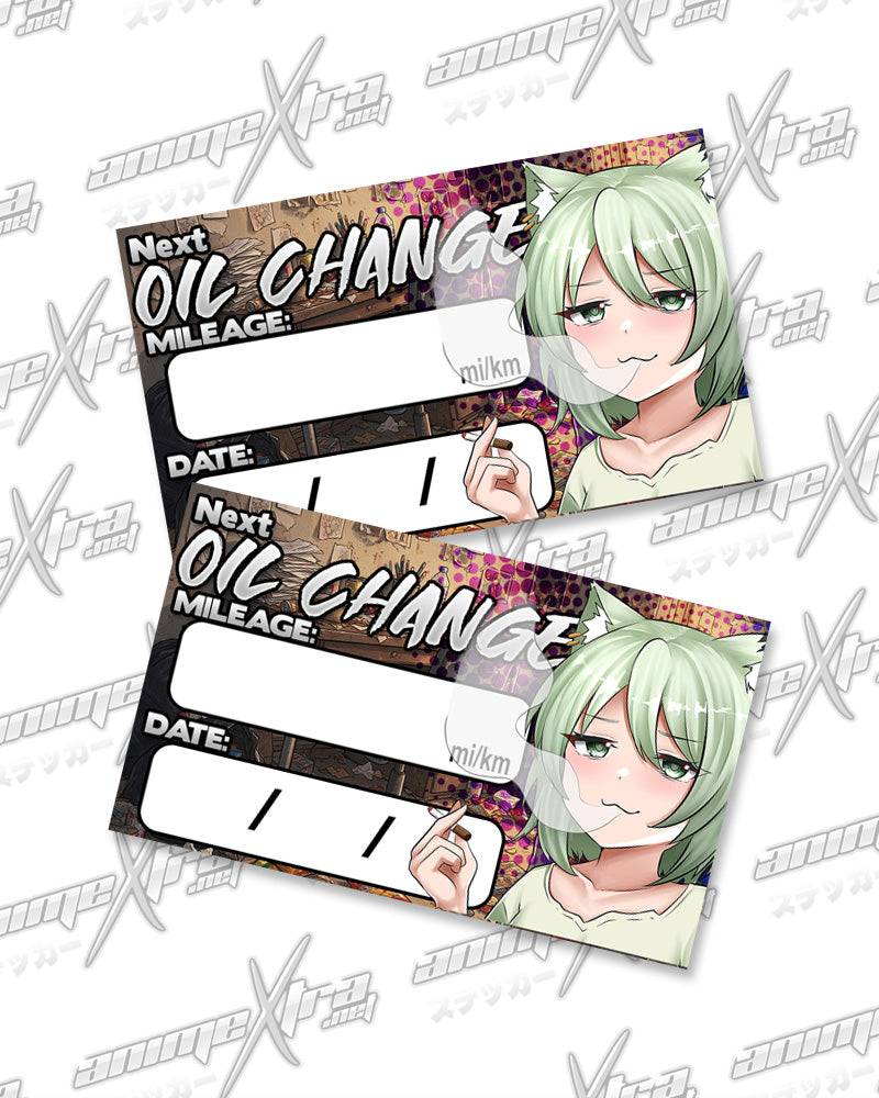 Yaniko Bust Chibi Oil Change Stickers