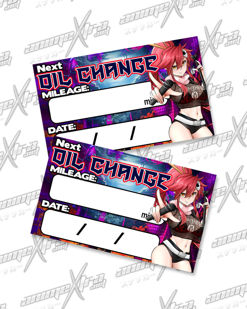 Yoko Littner Rocker Oil Change Stickers