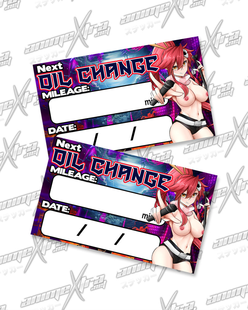 Yoko Littner Rocker Oil Change Stickers