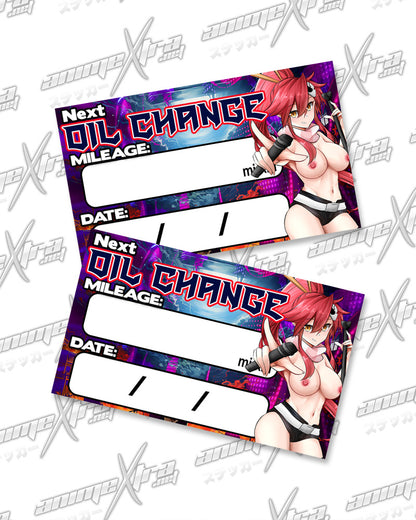 Yoko Littner Rocker Oil Change Stickers