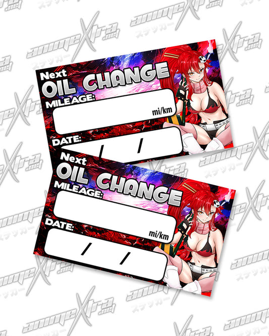 Yoko Sitting Oil Change Stickers