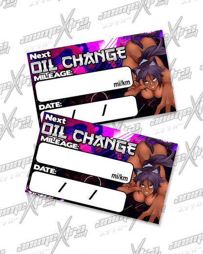 Yoruichi Oil Change Stickers