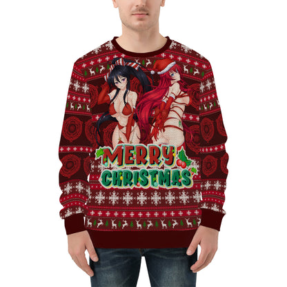 Akeno Rias Ribbon Ugly Xmas Sweater