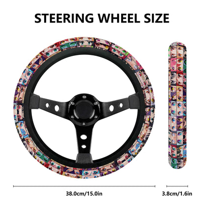 Eye Slaps Steering Wheel Cover