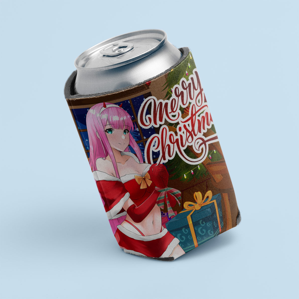 Zero Two Xmas Can Coolers