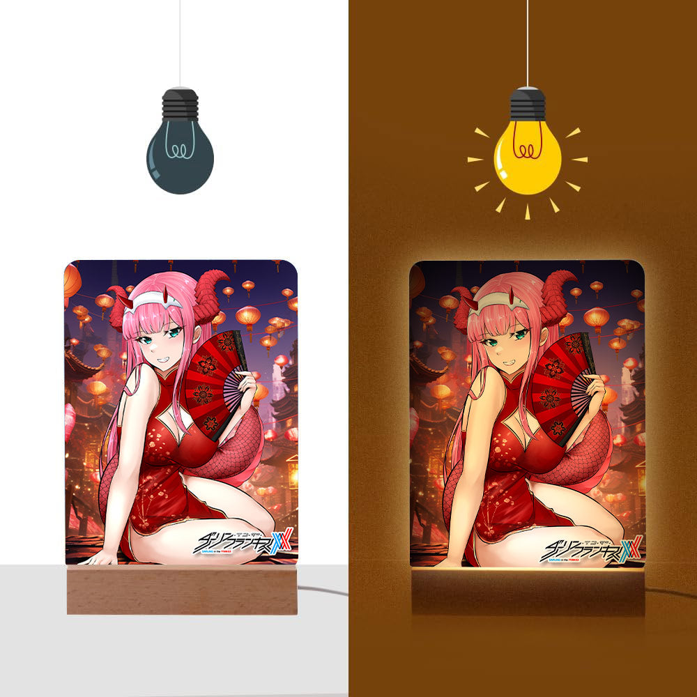 Zero Two Dragon Photo Lamp