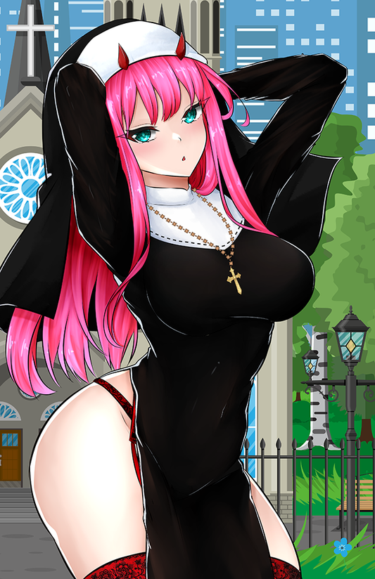 Zero Two Nun Poster