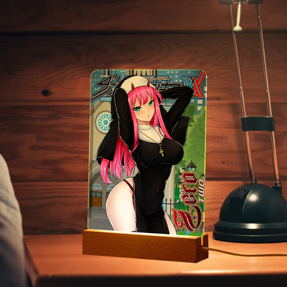 Zero Two Nun Photo Lamp