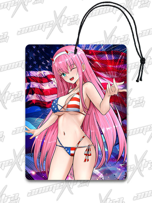 Zero Two Patriot Bikini Air Fresheners