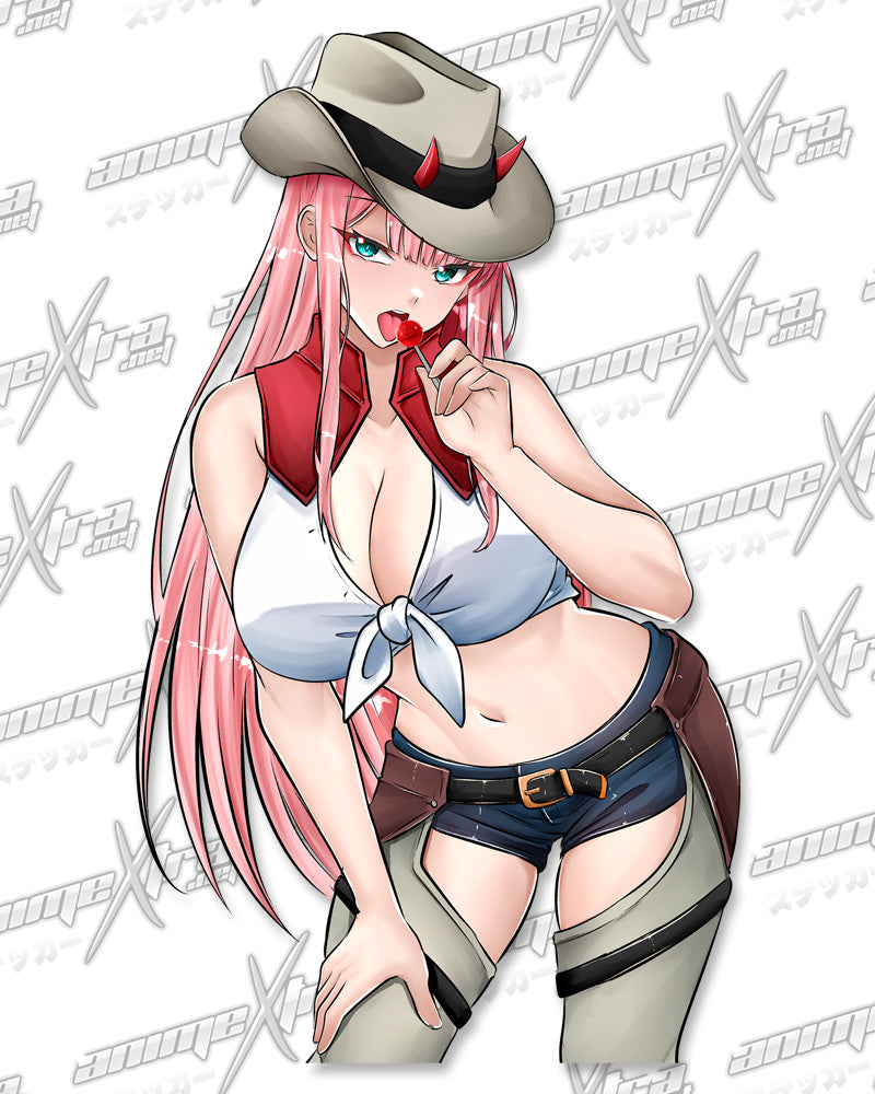 Zero Two Western Waifus KissCuts