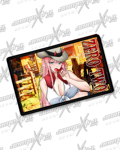 Zero Two Western Waifus Horizontal Patches