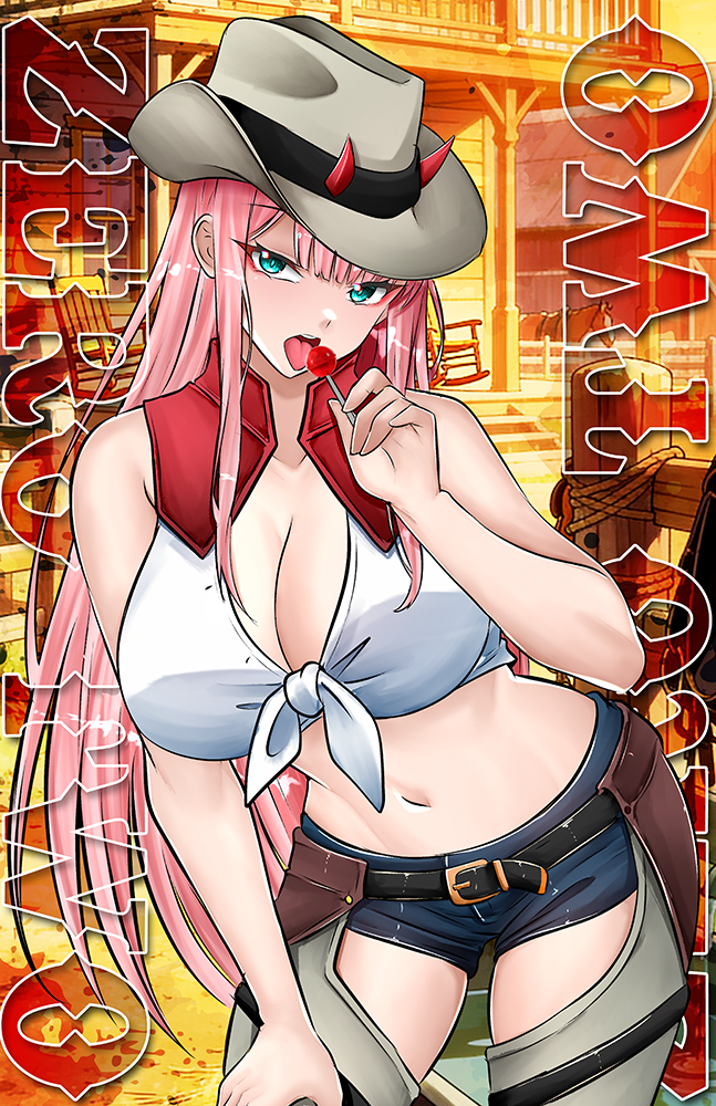 Zero Two Western Waifus Posters
