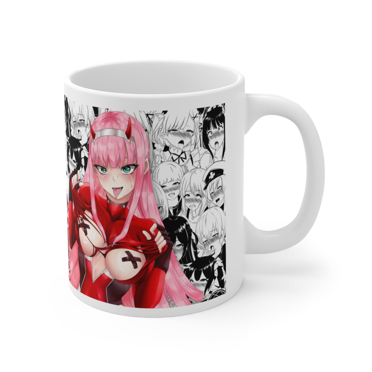 Ahegao Zero Two Coffee Mugs