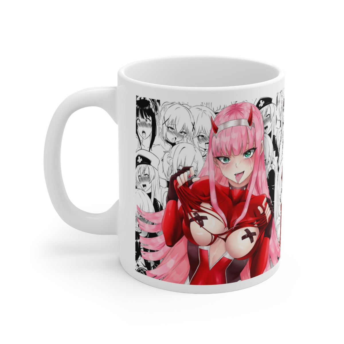 Ahegao Zero Two Coffee Mugs